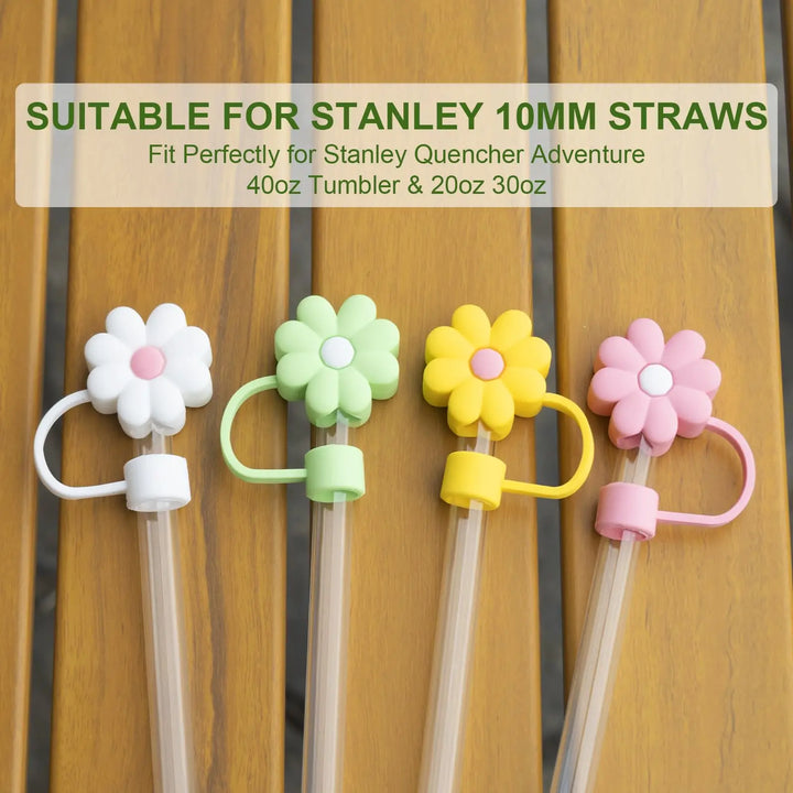 Silicone Straw Mouth Drinking Dust Cover Splash Proof Stopper Cover Creative Cup Accessories 10mm Straw Reusable New Straw